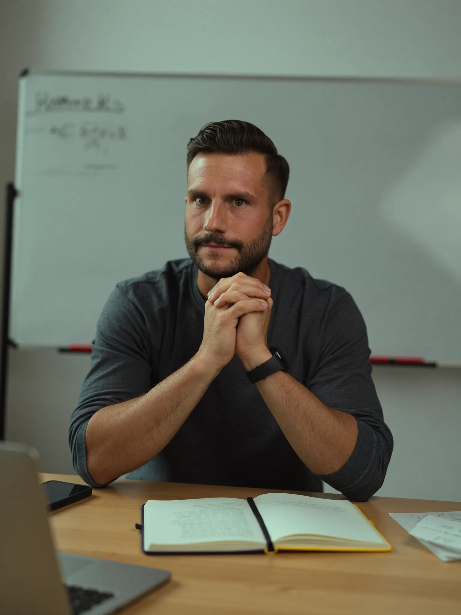 Oliver Müller bei der Arbeit